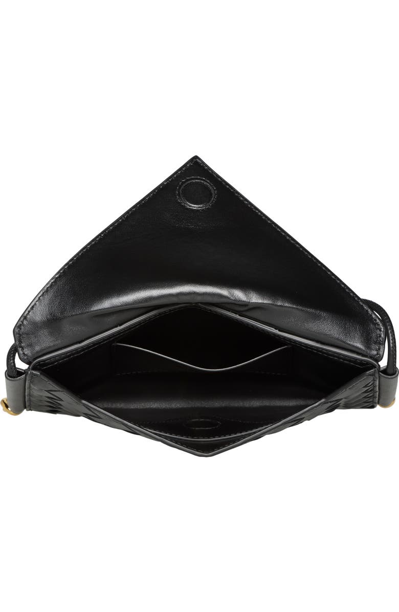 Bottega Veneta Solstice Envelope Intrecciato Leather Crossbody Bag, Alternate, color,