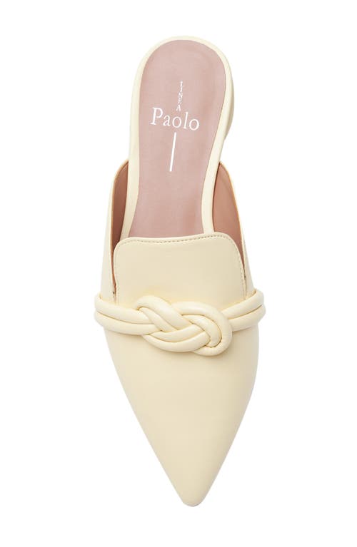 Linea Paolo Azelia Pointed Toe Mule In Yellow