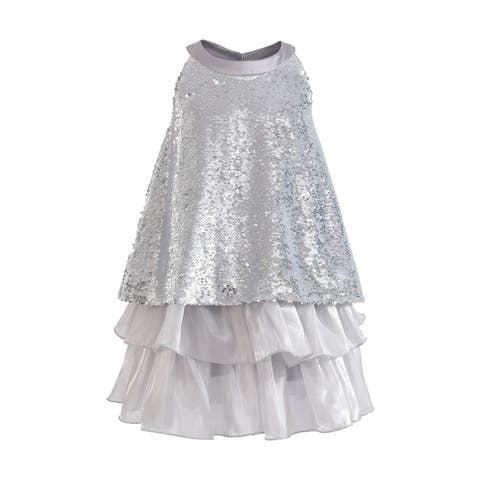 Sylvara Sequin Ruffle Skirt Set
