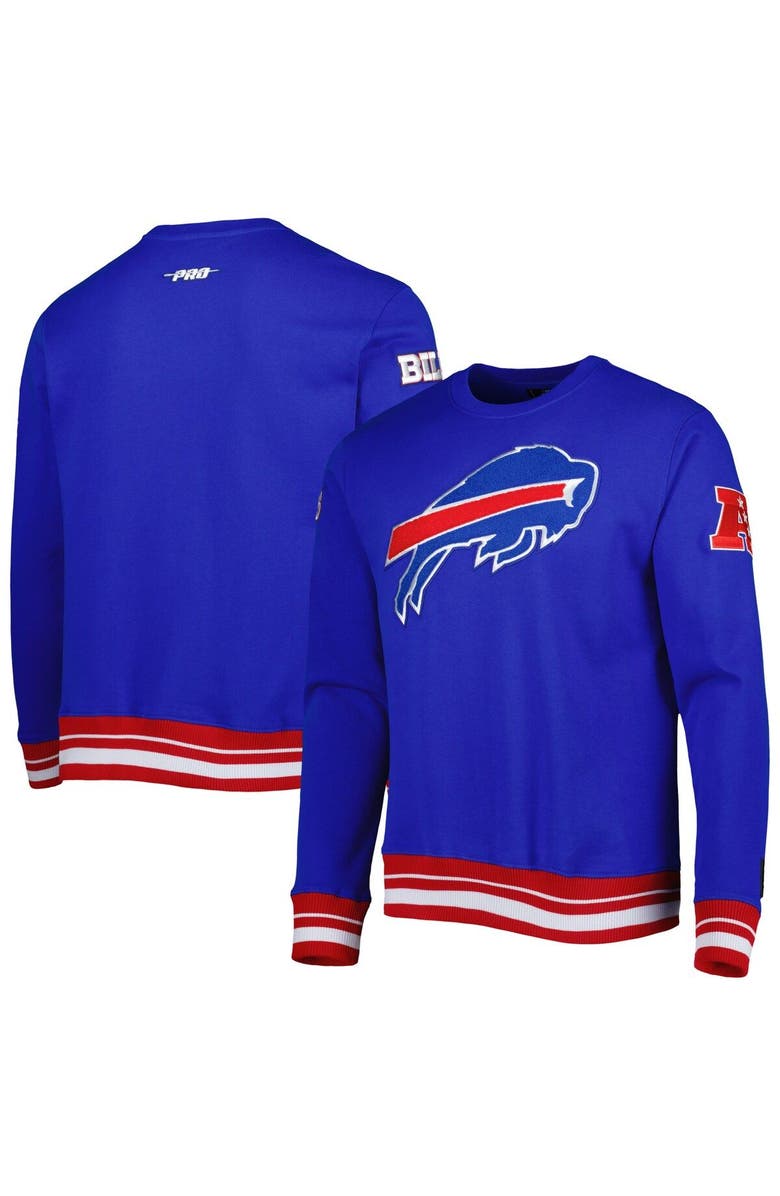PRO STANDARD Men's Pro Standard Royal Buffalo Bills Mash Up Pullover Sweatshirt, Alternate, color,