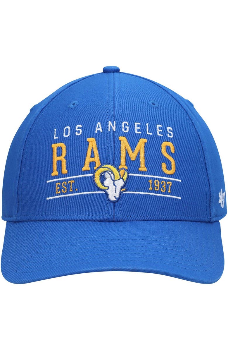 '47 Men's '47 Royal Los Angeles Rams Centerline MVP Adjustable Hat, Alternate, color, 