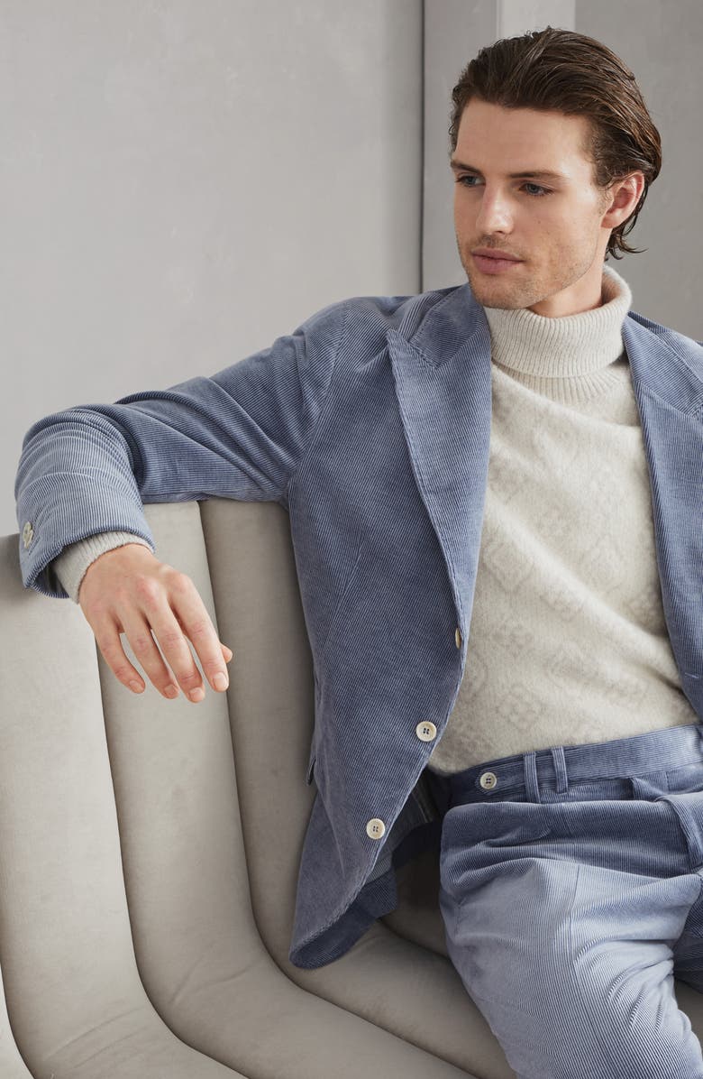 Brunello Cucinelli Blazer with large peak lapel, Alternate, color,