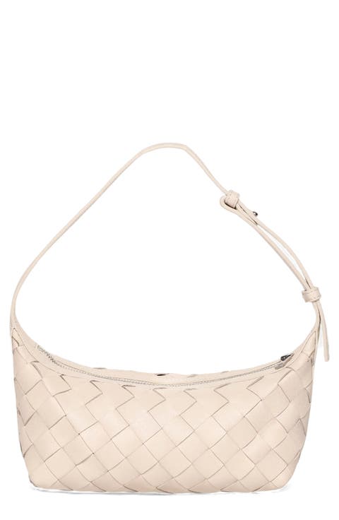 Aurora Woven Leather Mini Shoulder Bag