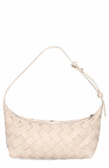 Aurora Woven Leather Mini Shoulder Bag
