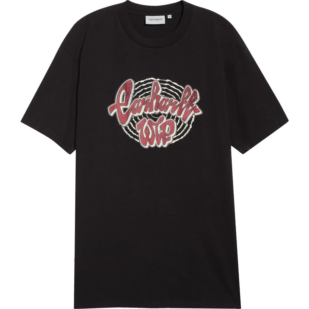 Carhartt Work In Progress Chedda Short Sleeve Graphic T-shirt In Black