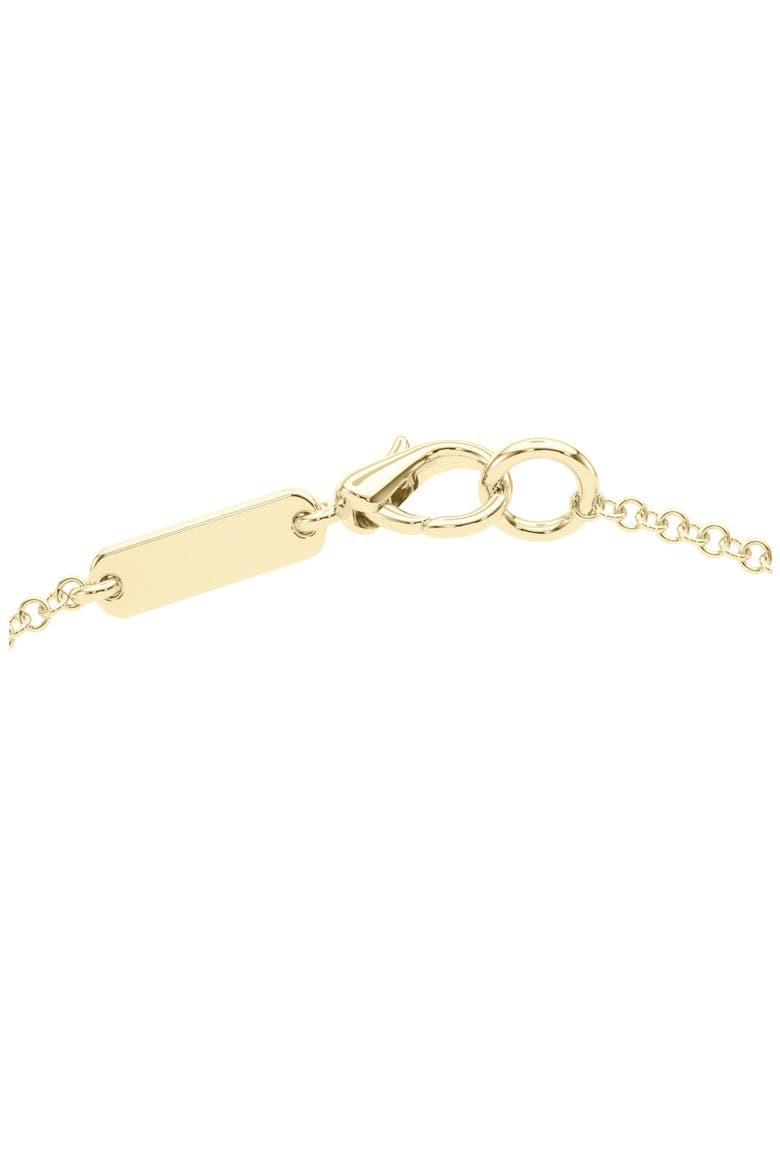Baguette Lab Created Diamond Bar Pendant Necklace, Alternate, color, 18K YELLOW GOLD
