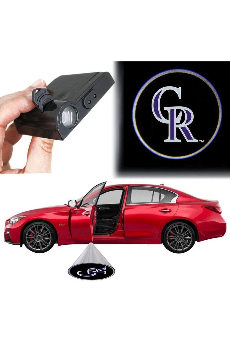 Sporticulture Colorado Rockies LED Car Door Light, Main, color,