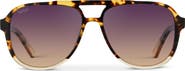 WMP Eyewear Indie - 57mm Aviator Polarized Sunglasses