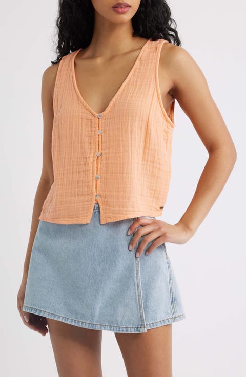 Premium Surf Cotton Crop Tank