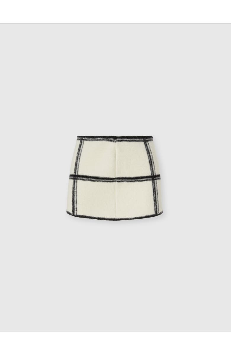 Missoni Jacquard Checkered Mini Skirt, Main, color, White