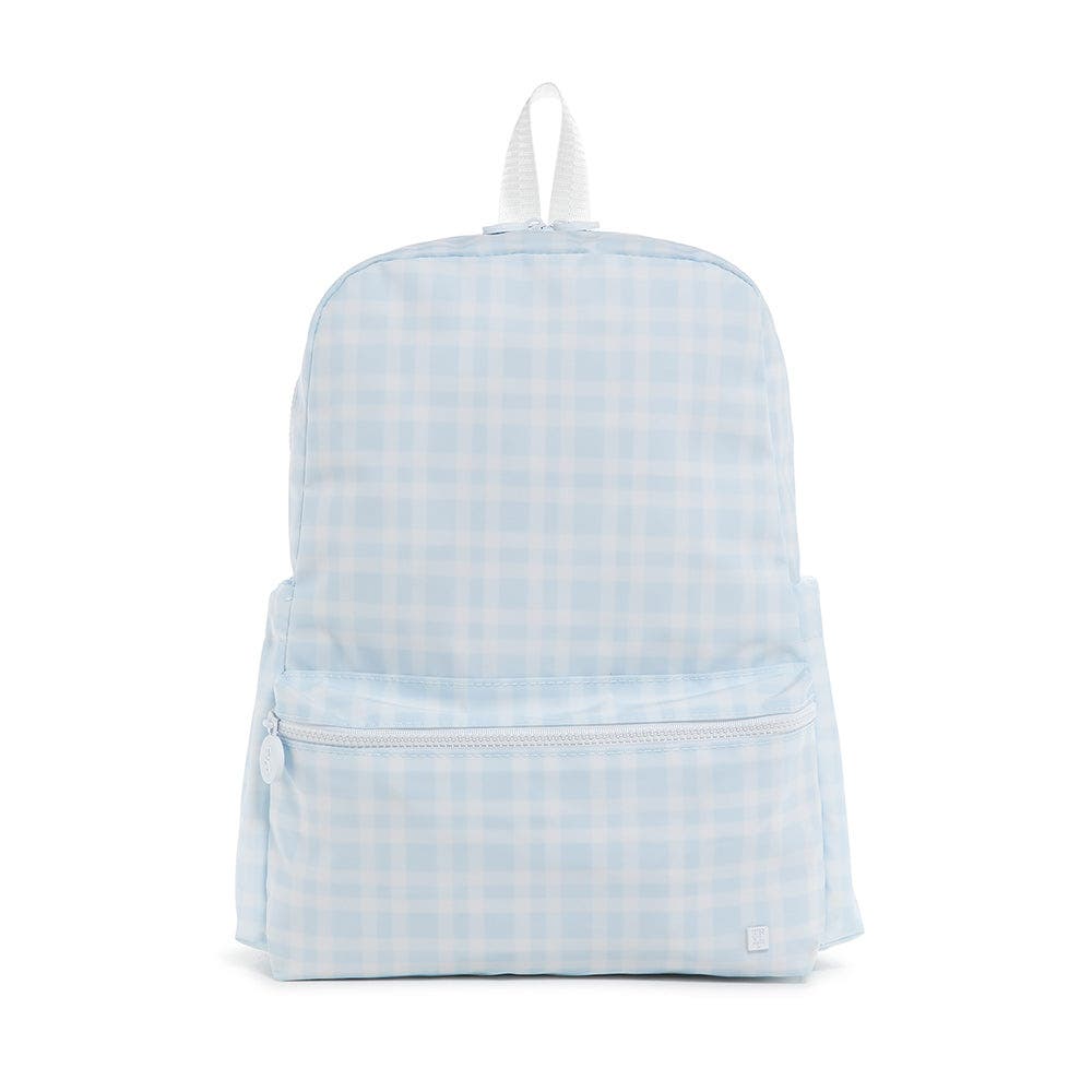 TRVL Design Pimlico Plaid Backpack, Main, color, Plaid Blue