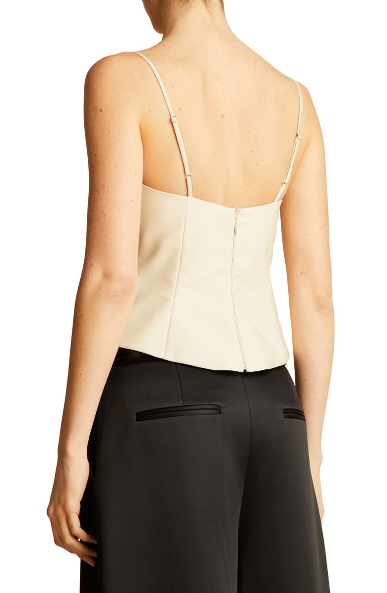 Khaite Maisy Crop Cotton Camisole, Alternate, color,