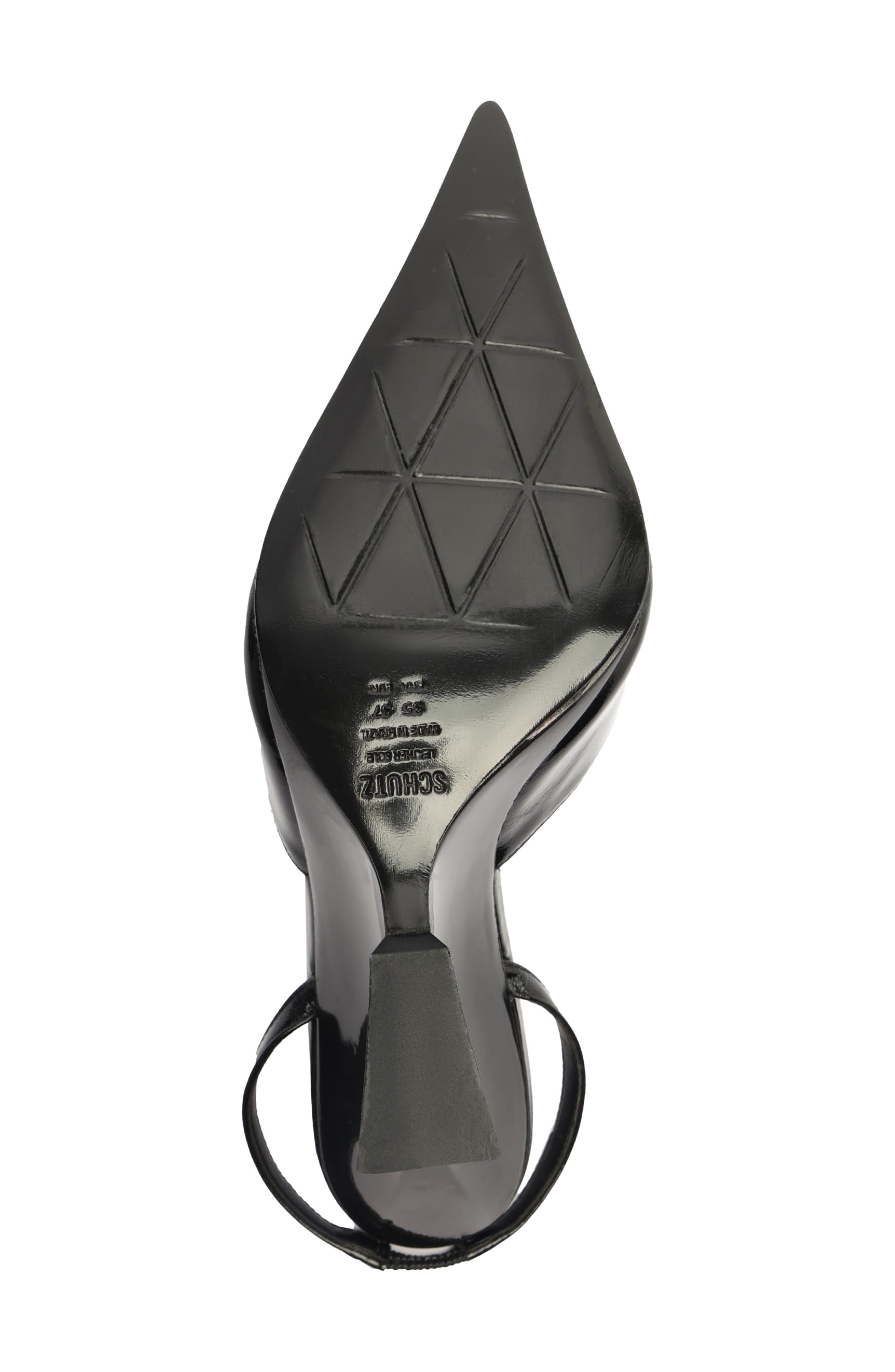 Schutz Siena Slingback Pointed Toe Wedge Pump, Alternate, color, 