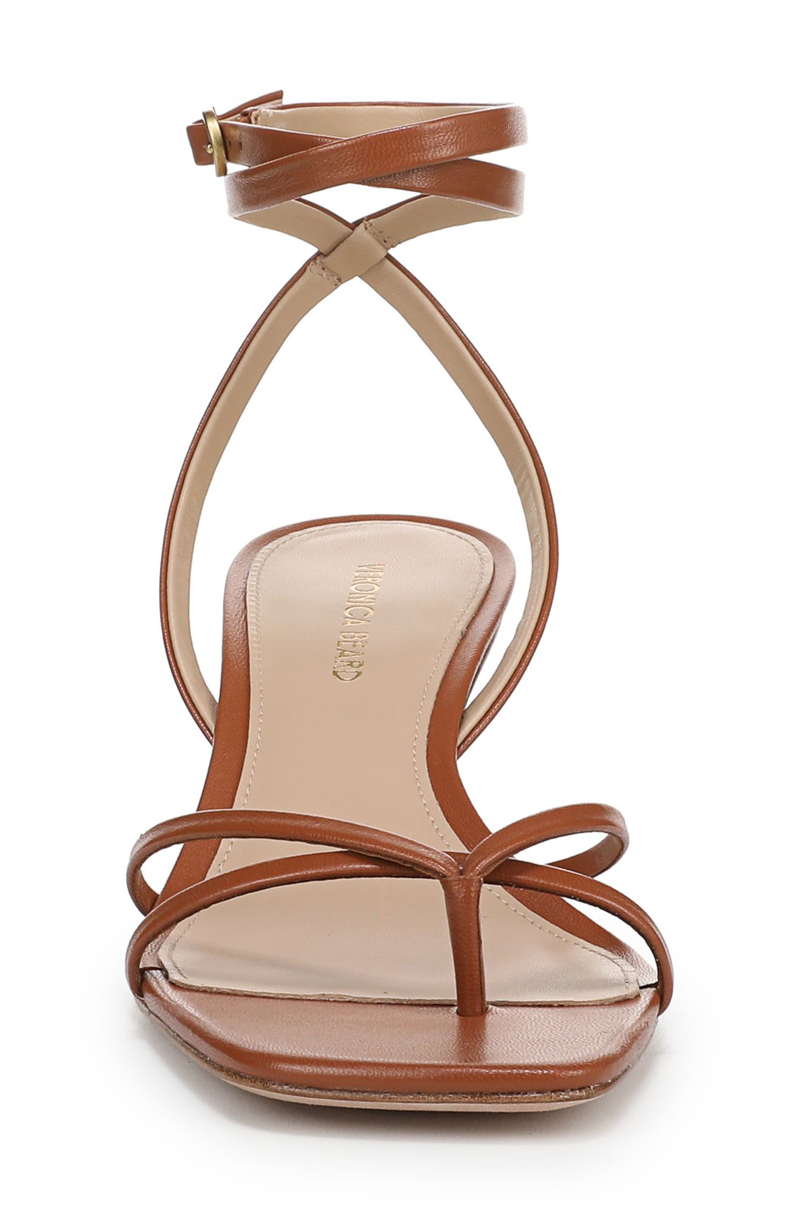 Caterina Ankle Strap Sandal, Alternate, color, HONEY