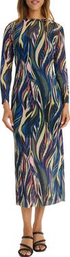 Donna Morgan Long Sleeve Maxi Dress