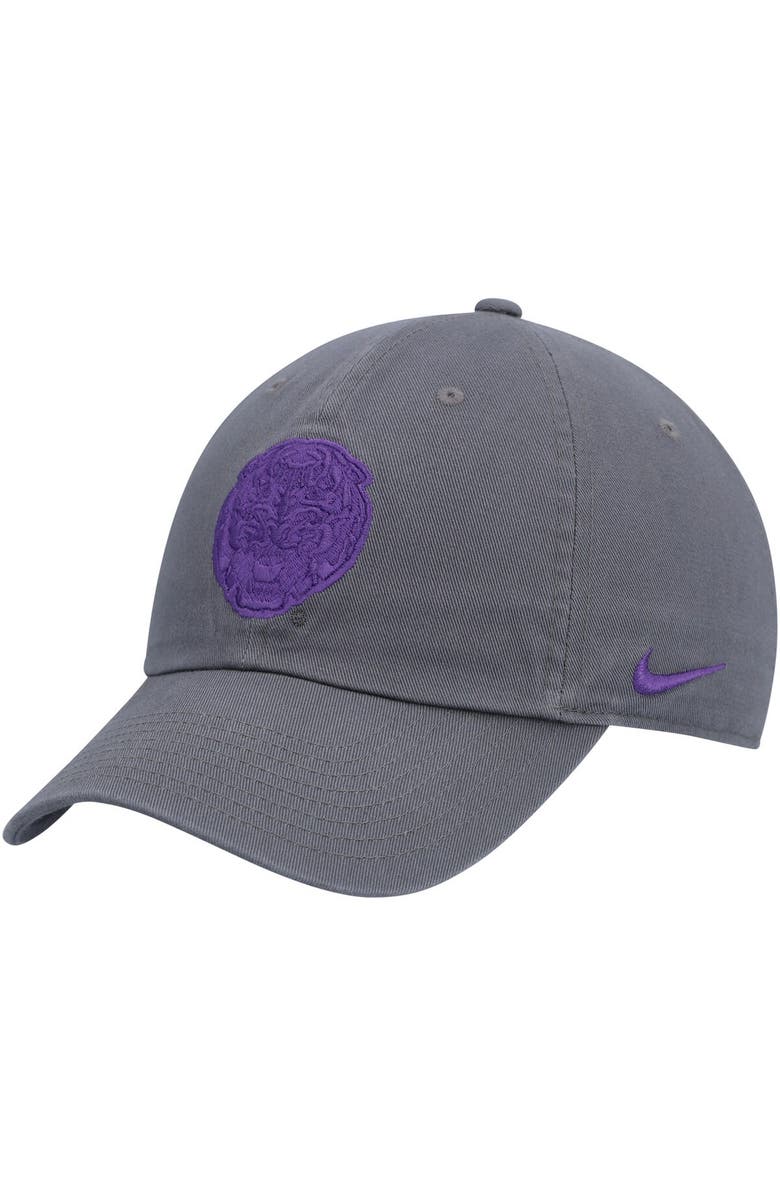 Nike Men's Nike  Gray LSU Tigers Hertiage86 Adjustable Hat, Main, color, 