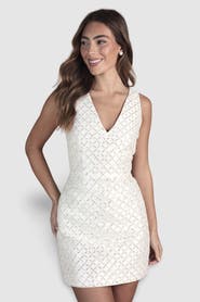 Coast Sleeveless Embellished Mini Dress