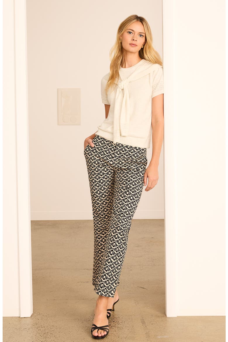 Piazza Layered Look Sweater, Alternate, color, COCONUT