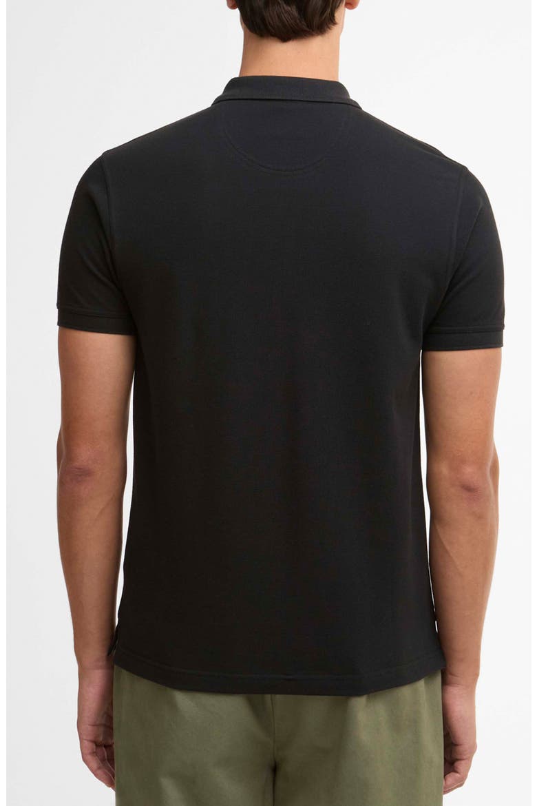 Tailored Fit Pima Cotton Polo, Alternate, color, BLACK
