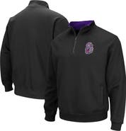 COLOSSEUM Men's Colosseum Black James Madison Dukes Tortugas Logo Quarter-Zip Jacket