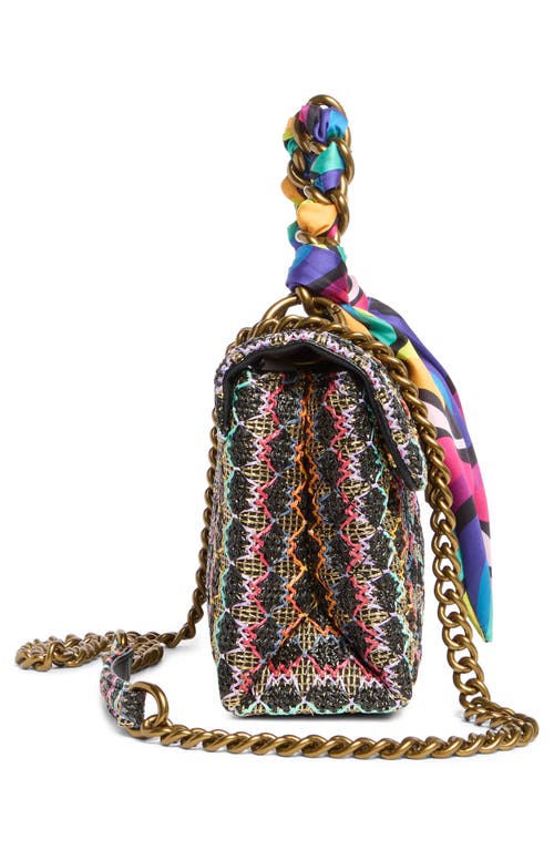 KURT GEIGER KURT GEIGER LONDON RAFFIA BRIXTON WOVEN SHOULDER BAG 