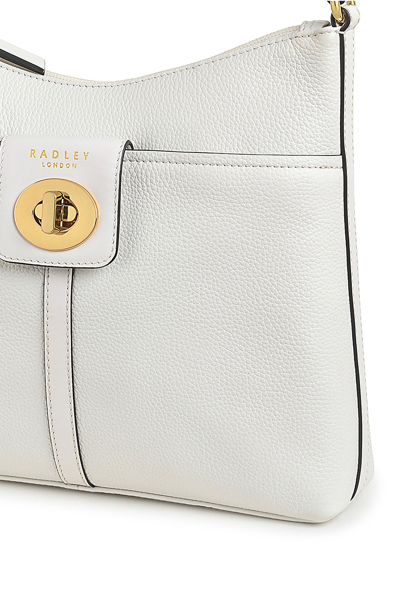 Radley Longacre Small Zip Crossbody Bag, Alternate, color, Bright White