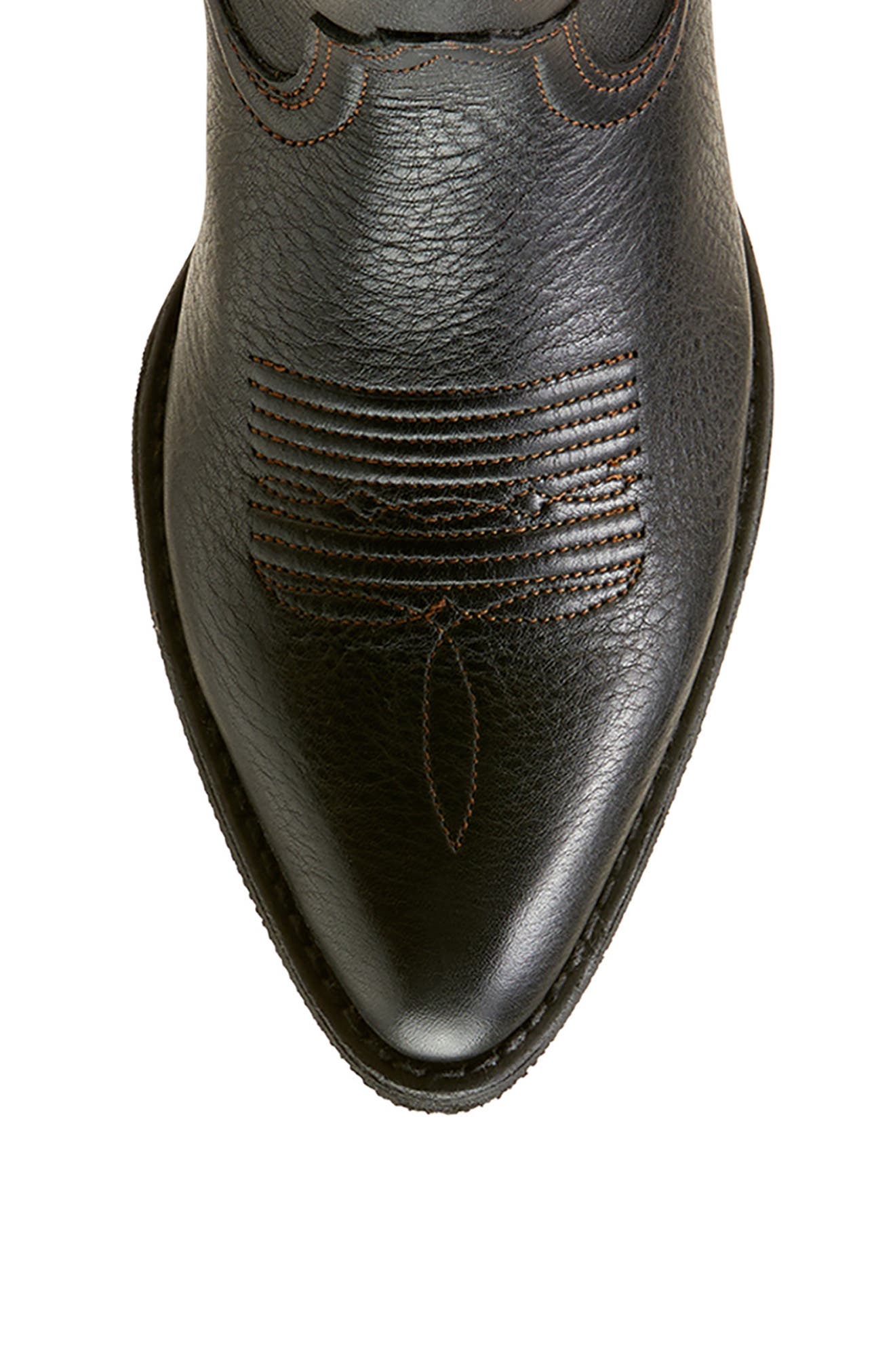 Ariat Heritage Western Boot, Alternate, color, Black Deertan