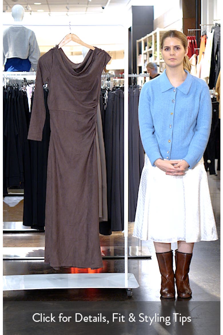 Olympia Off the Shoulder Long Sleeve Dress video