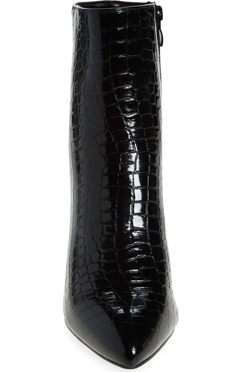 TOP GUY SHOES Martha Croc Embossed Bootie, Alternate, color,