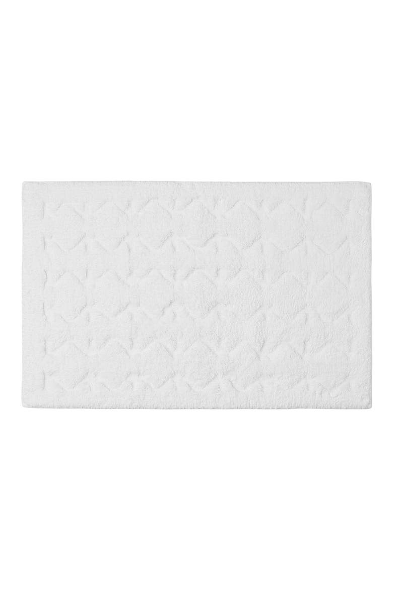 Organic Cotton Shag Bath Rug, Main, color, ALPINE WHITE
