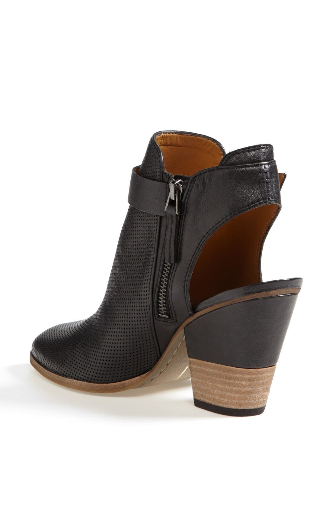 'Henna' Bootie, Alternate, color, BLACK