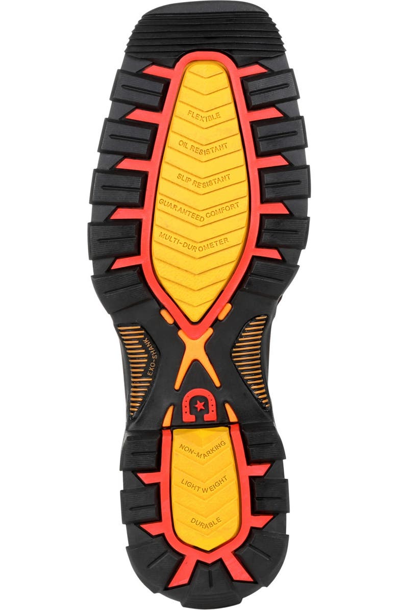 DURANGO Steel Toe Ventilated Pullon Work Boot, Alternate, color, Tobacco