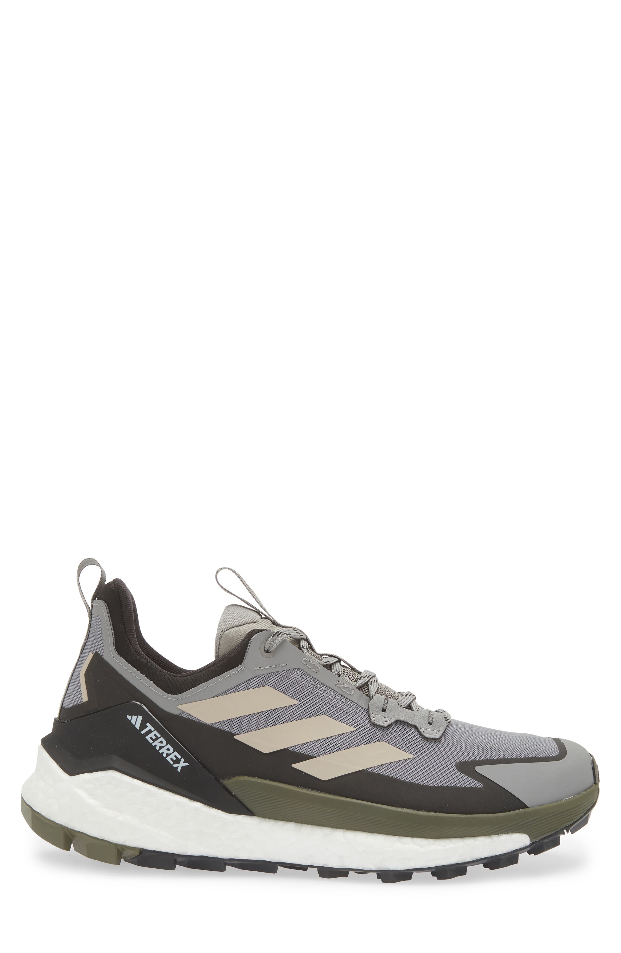 Terrex Free Hiker 2.0 Gore-Tex® Waterproof Hiking Shoe, Alternate, color, CHARCOAL GREY/ BLACK