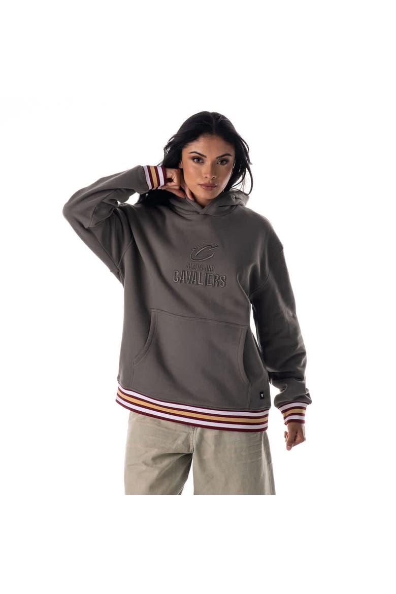 Unisex The Wild Collective Charcoal Cleveland Cavaliers Custom Rib Tonal Premium Hoodie, Alternate, color, Charcoal
