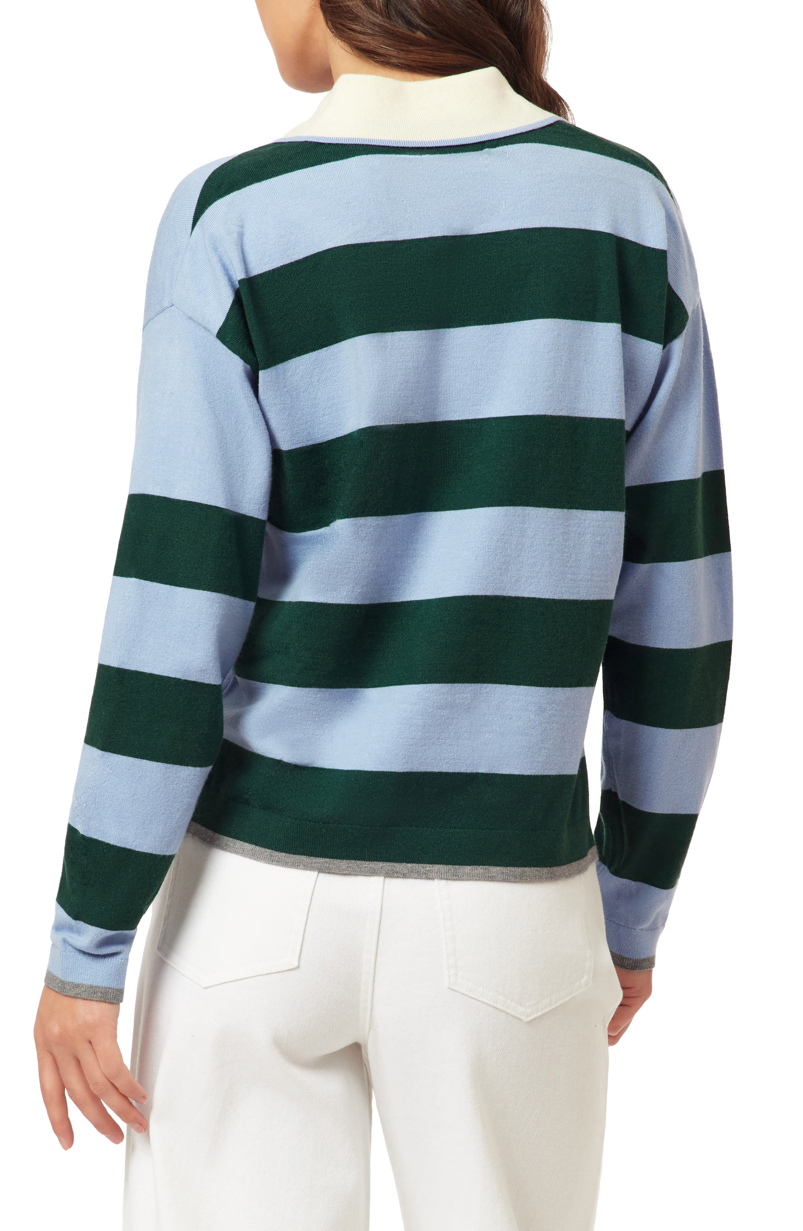Stripe Polo Sweater - image 2
