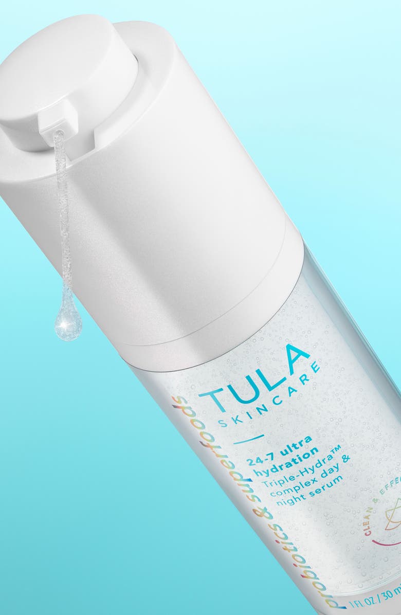 TULA Skincare 24-7 Ultra Hydration Triple-Hydra<sup>™</sup> Complex Day & Night Serum, Alternate, color, 