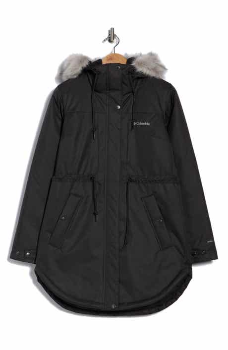 Columbia Suttle Mountain II Faux Fur Trim Water Repellent Insulated Jacket