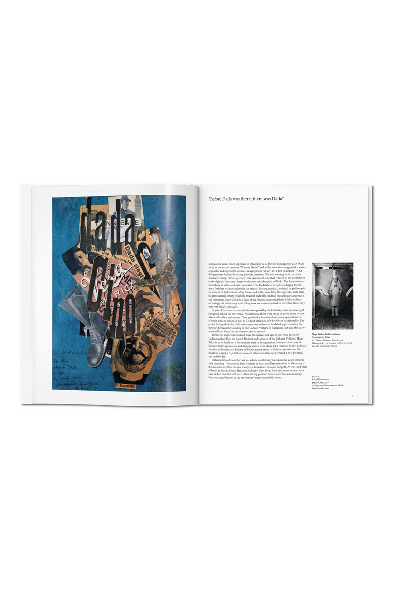 Dadaism English Art Book, Alternate, color, White