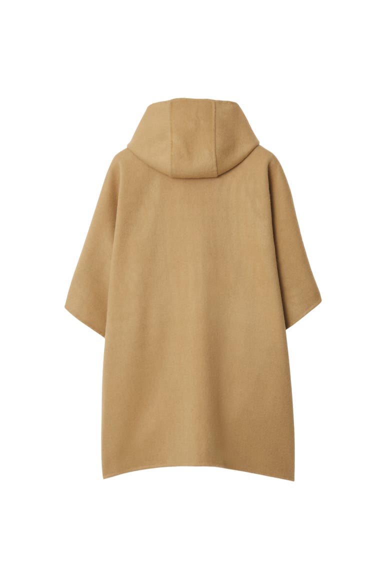 Cashmere Hooded Cape, Alternate, color, Archive beige