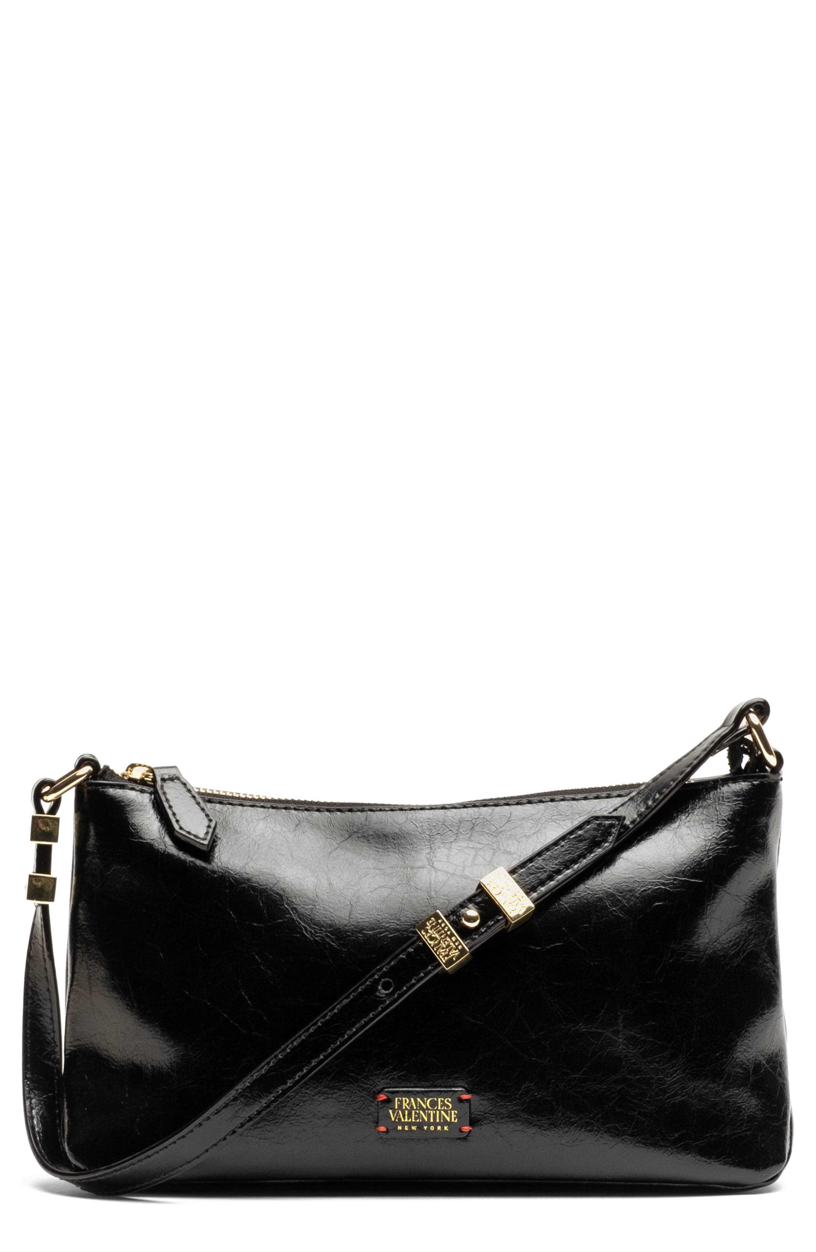 Frances Valentine Freddie Leather Shoulder Bag, Main, color, 