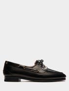Bally Plume Moccasin in Dark Leather