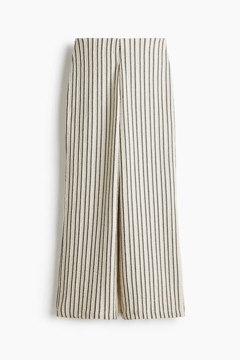 Wide Crinkled Trousers