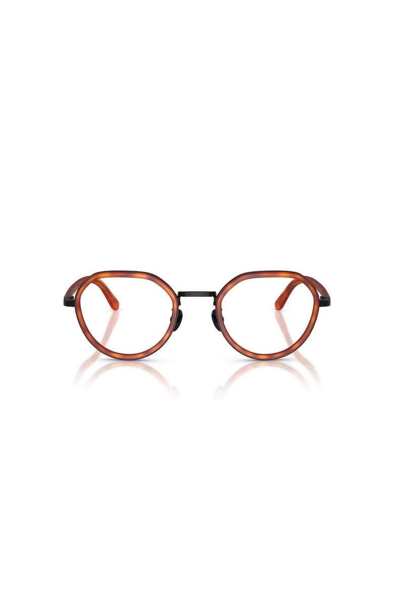 Giorgio Armani 49mm Round optical glasses, Alternate, color, Tortoise