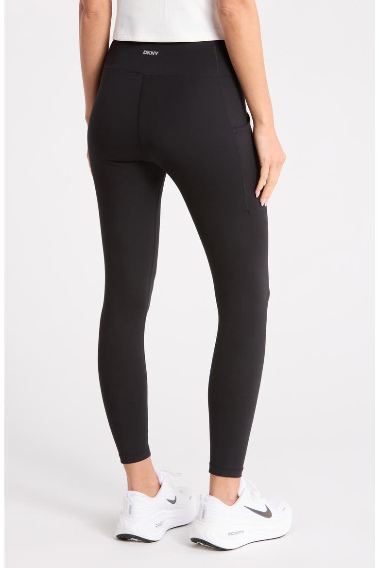 Balance Compression High Waist Leggings, Alternate, color, BLACK