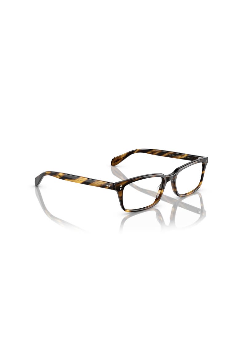 53mm Rectangle optical glasses, Alternate, color, Black