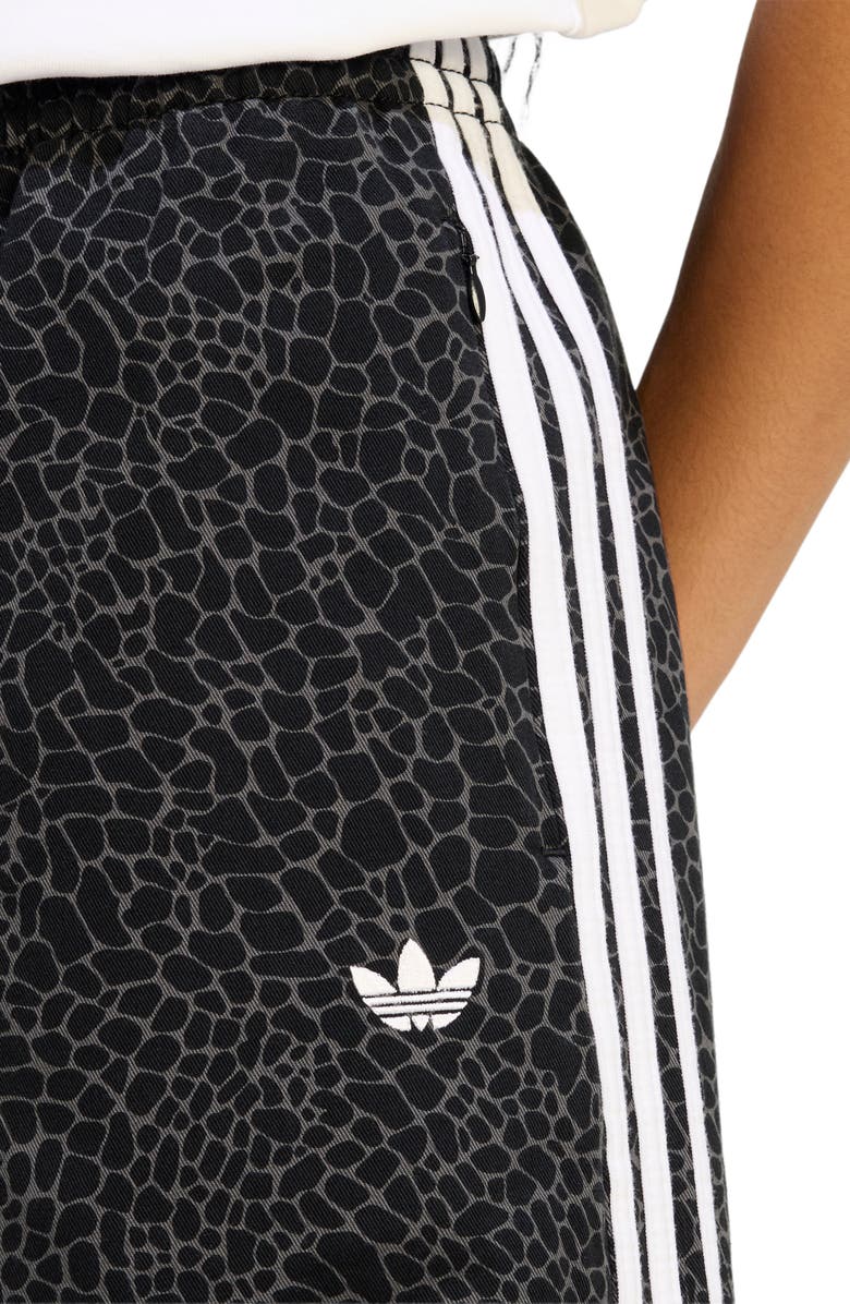 adidas Originals Firebird Cotton Twill Oversize Track Pants, Alternate, color, Black/ Grey Six