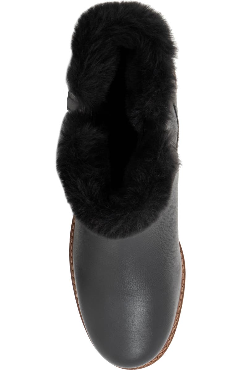 Trotters Forever Faux Shearling Trim Boot, Alternate, color, Black