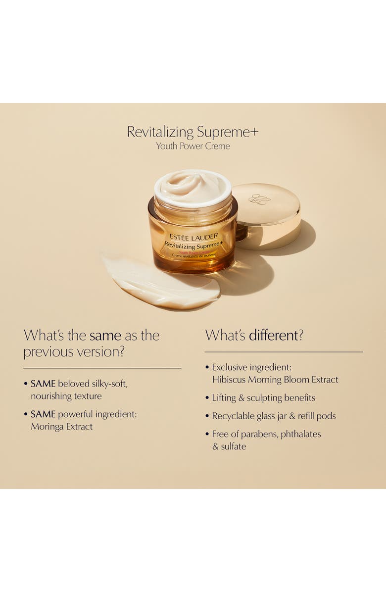 Estée Lauder Revitalizing Supreme+ Youth Power Cream Moisturizer with Hyaluronic Acid & Peptides, Alternate, color,