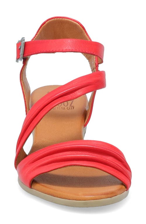 Miz Mooz Kailee Ankle Strap Sandal In Scarlet