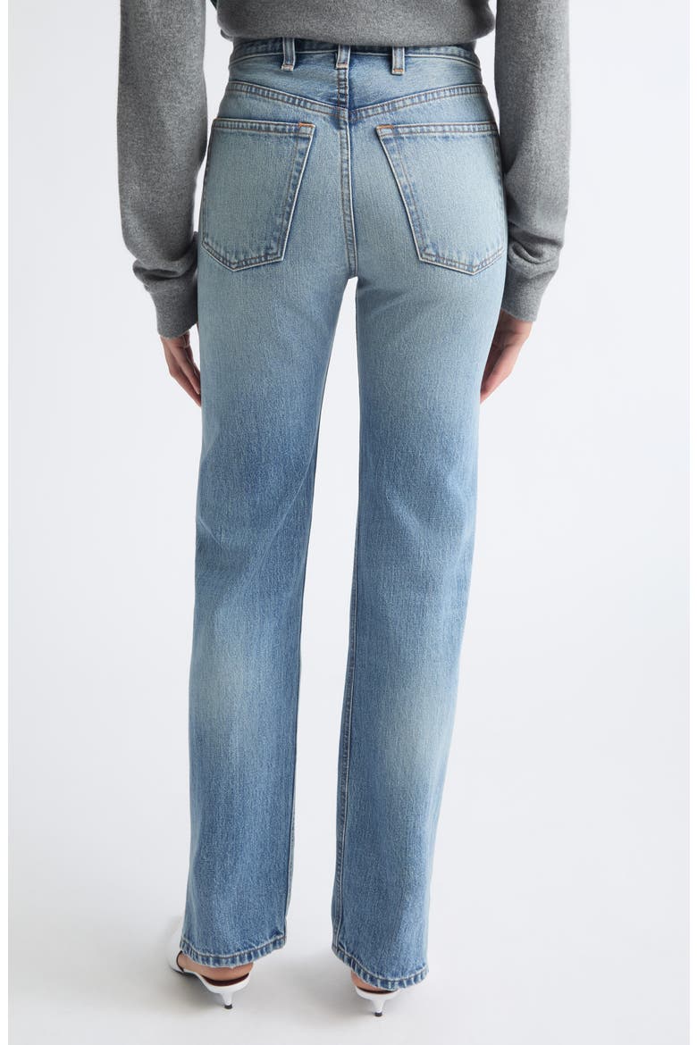 Agnes High Waist Straight Leg Jeans, Alternate, color, HARRIS WASH